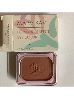 Mary Kay APRICOT CREAM 3523 Powder Perfect Eye Color Eyeshadow .09 oz, New Rare